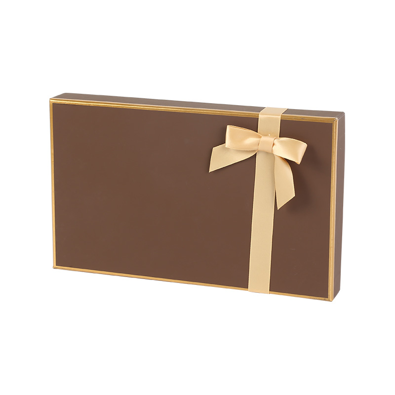 Caja de embalaje de regalo de chocolate con rejilla elegante para fiesta de bodas